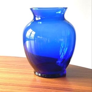 Vintage Cobalt Blue Vase